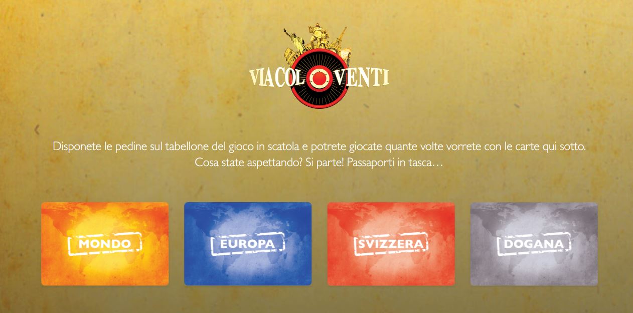 Il gioco da tavolo di Via col venti diventa 2.0